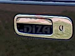 Volkswagen Caddy Uyumlu Krom Bagaj Açma 2 Parça 2004-2010