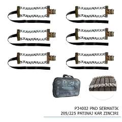 Pnd Sermatik Uyumlu 205/225 Patinaj Kar Zinciri