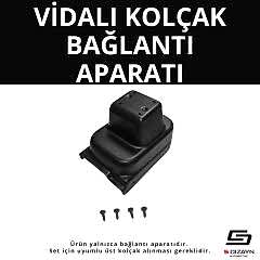 S-Dizayn Fiat 500L ABS Vidalı Kol Dayama Kolçak Alt Adaptör 2012 Üzeri A+Kalite