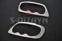 Volkswagen Caddy Uyumlu Krom Far Çerçevesi 2 Parça 2004-2010