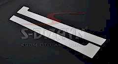 Volkswagen Caddy Uyumlu Krom Sürgülü Kapı Çıtası 2 Parça 2004-2015