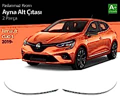 Renault Clio Uyumlu 5 Krom Ayna Alt Çıtası 2 Parça. 2019 Ve Üzeri