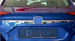 Honda Civic Uyumlu Fc5 2016-2020 Bagaj Arma Çıtası Nikelaj