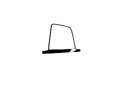 Hyundai Elantra Uyumlu 2016-2019 Vites Çerçeve (Titanyum Çizgili Siyah)