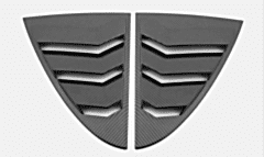 Mercedes W118 Uyumlu Cla 2020+ Kelebek Cam Kaplama - Karbon