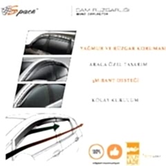 Space Cam Rüzgarlığı 1.2mm Opel/Astra F 4'lü Set / CARU372