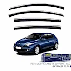 Niken Renault Megane 3 2011-2015 Kromlu Cam Rüzgarlığı 4 LÜ