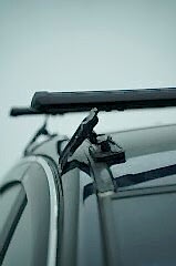 Kia Stinger 2018-2023 Arası Turtle Mexfit Oluklu ara atkı tavan barı SİYAH