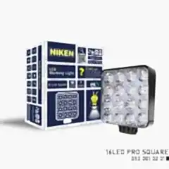 Niken Çalışma Lambası Pro 16 Led Kare