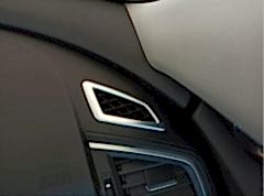 Honda Civic Uyumlu Fc5 2016-2020 Hava Menfez Kaplama 2 Parça - Silver