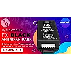 Iq Ayarsız Uyumlu Anahtarlı Amerikan Park Modülü Fx Black