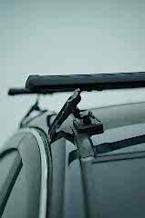 Mitsubishi I-Miev 2010-2021 Arası Turtle Mexfit Oluklu ara atkı tavan barı SİYAH