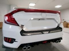 Honda Civic Uyumlu Fc5 2016-2020 Tampon Kaplama Nikelajı