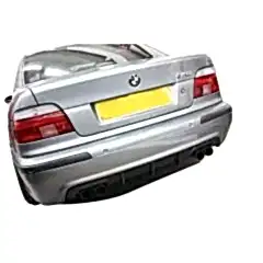 Bmw 5 Uyumlu Serisi E39 (1995 - 2004) M5 Arka Tampon Eki - Difüzör (Plastik)