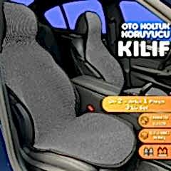 Suzuki Vitara Grand Uyumlu Koltuk Kılıfı Minder Füme 2+1 Ön Arka Set