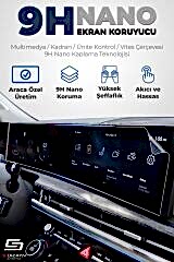 S-Dizayn Opel Grandland 10 İnç 9H Nano Multimedya Ekran Koruyucu (MAT) 2022-2024 A+ Kalite