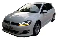 Volkswagen Golf Uyumlu 7 (2012-2019) Aerodinamik Yan Marşpiyel Seti (Plastik) LA7N Boya kodlu