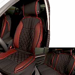 Elegance 5'Li Set Minder Siyah-Kırmızı / Klmny547