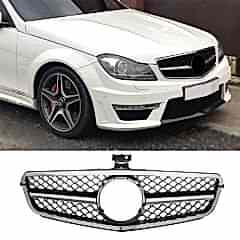 S-Dizayn Mercedes C-Class W204 Ön Panjur Krom AMG Model 2007-2014