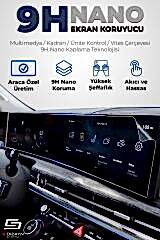 S-Dizayn Nissan Nissan Qashqai Platinum Premium 9 İnç 9H Nano Multimedya Ekran Koruyucu (MAT) 2021-2023 A+ Kalite