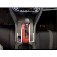 Honda Civic Uyumlu Fc5 2016-2020 Otomatik Vites Kaplama- Kırmızı P-R-N-D-S-L