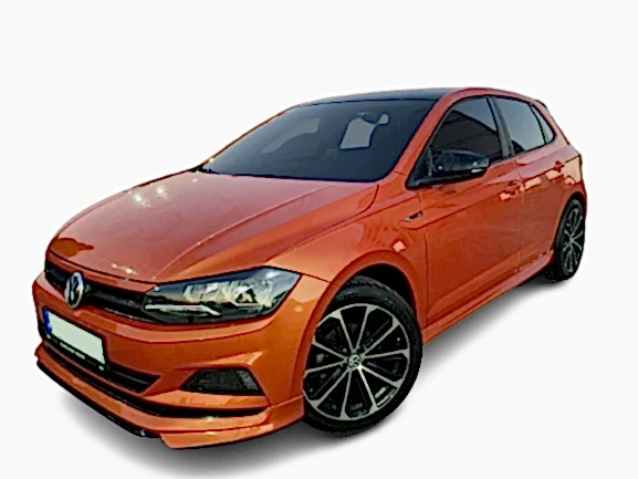 Volkswagen Polo Uyumlu (2018 - 2020) Aero Style Marşpiyel Seti (VAKUM) LB9A Boya Kodlu