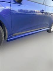 Renault Clio 5 Yan Marşpiyel (VAKUM) Beyaz Boyalıdır