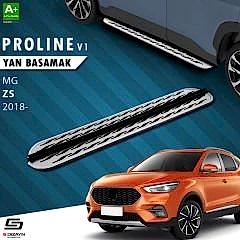 S-Dizayn MG ZS OEM Still Pro V2 Aluminyum Yan Basamak 173 Cm 2018 Üzeri