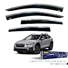 Subaru XV / Crosstrek 2018 Sonrası 4'lü Kromlu Cam Rüzgarlığı