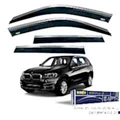 BMW X5 2009-2018 -  Kromlu Cam Rüzgarlığı 4Lü Parça