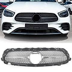S-Dizayn Mercedes E-Class W213 Ön Panjur Krom Diamond Model 2021 Üzeri