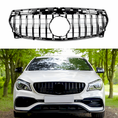 S-Dizayn Mercedes CLA180 W117 Ön Panjur Parlak Siyah Piano Black GTR Model 2014-2019