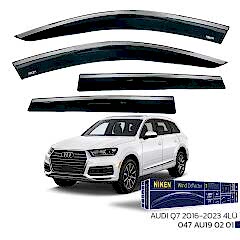 Audi Q7 2016-2023 - Kromlu Cam Rüzgarlığı 4Lü Parça