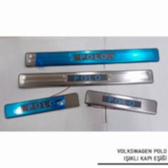 Volkswagen Polo Uyumlu -2009 Işıklı Kapı Eşiği