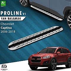 S-Dizayn Chevrolet Captiva OEM Still Pro V2 Aluminyum Yan Basamak 183 Cm 2006-2018
