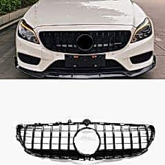 S-Dizayn Mercedes CLS W218 Ön Panjur Parlak Siyah Piano Black GTR Model 2015-2018