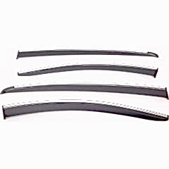 Sunplex İsuzu Uyumlu D-Max 18-21 Style 4 Lü Set Kromlu Cam Rüzgarlığı Ön Ve Arka Parça