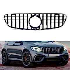S-Dizayn Mercedes GLC X253 Ön Panjur Parlak Siyah Piano Black GTR Model 2015-2019