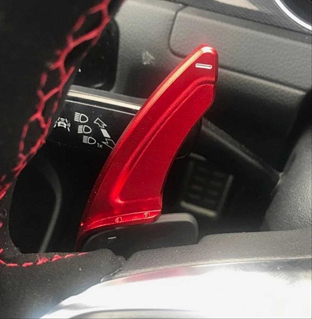 Volkswagen Golf Uyumlu 7 & Tiguan 2017+ Paddle Shift - Kırmızı