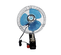 ARAÇ VANTİLATÖRÜ  MANDALLI 12V 21W 6 İNÇ