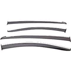 Sunplex Nissan Uyumlu Navara 43952 Style 4 Lü Set Kromlu Cam Rüzgarlığı Ön Ve Arka Parça