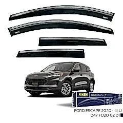 Ford Escape 2020 Sonrası - Kromlu Cam Rüzgarlığı 4Lü Parça