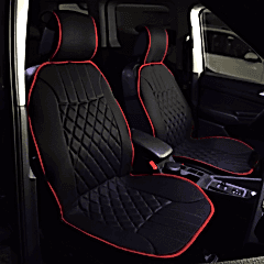 Elegance 2'Li Set Minder Siyah-Kırmızı / Klmny536