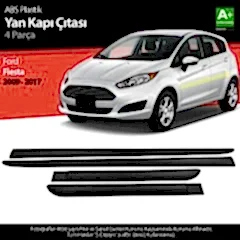 S-Dizayn Ford Fiesta ABS Plastik Yan Kapı Koruma Çıtası 2009-2017 A+ Kalite