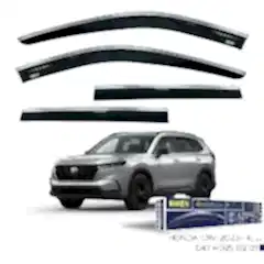 Honda Crv 2023 Sonrası - Kromlu Cam Rüzgarlığı 4Lü Parça