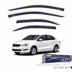 Niken Skoda Uyumlu Rapid Sedan 2013 Ve Sonrası Niken Kromlu Cam Rüzgarlığı