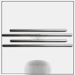 Renault Symbol Uyumlu Cam Çıtası -2013 Paslanmaz Çelik Parça