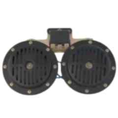 Dı dıt korna 12v roleli super ton büyük 13mm siyah set / SSKO63