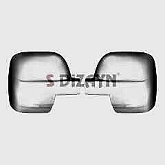 S-Dizayn Opel Vivaro Abs Krom Ayna Kapağı 2 Prç 2015 Üzeri