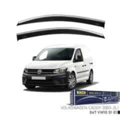 Niken Volkswagen Uyumlu Caddy -2003 Kromlu Cam Rüzgarlığı 2Li